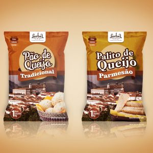 Duas embalagens de produtos Lucbel